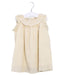 A Beige Sleeveless Dresses from Chickeeduck in size 12-18M for girl. (Front View)