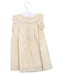 A Beige Sleeveless Dresses from Chickeeduck in size 12-18M for girl. (Back View)