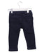 A Navy Casual Pants from Petit Bateau in size 12-18M for girl. (Back View)