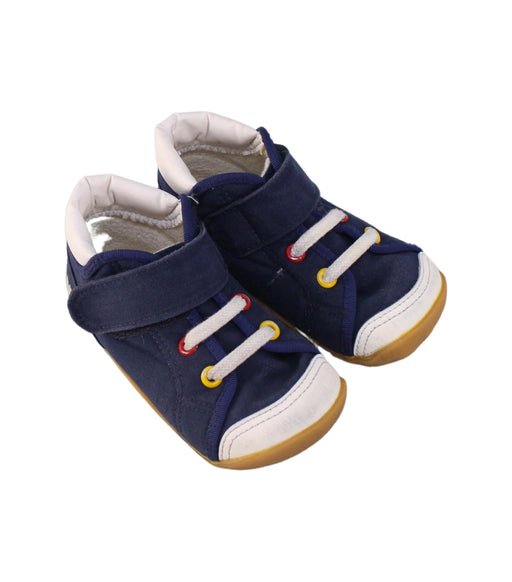 A Navy Sneakers from Moonstar in size 18-24M for boy. (Front View)
