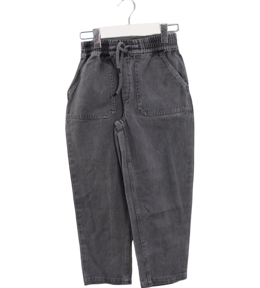 A Grey Jeans from Bonton in size 6T for boy. (Front View)