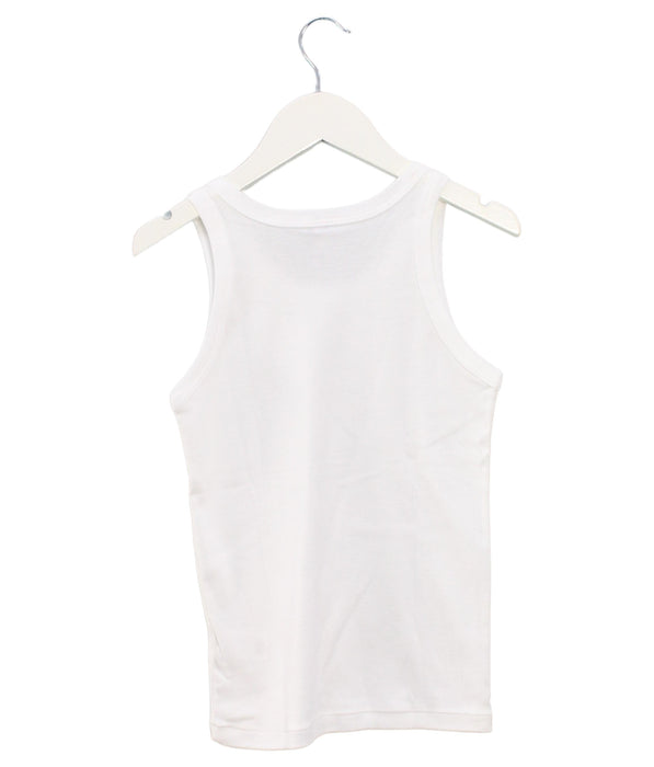 A White Sleeveless Tops from Petit Bateau in size 10Y for boy. (Back View)