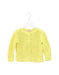 A Yellow Cardigans from Bonpoint in size 6T for girl. (Front View)