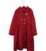 A Red Coats from Love Made Love in size 7Y for girl. (Front View)