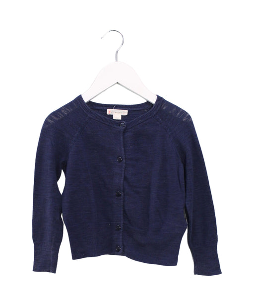 A Navy Cardigans from Crewcuts in size 2T for girl. (Front View)