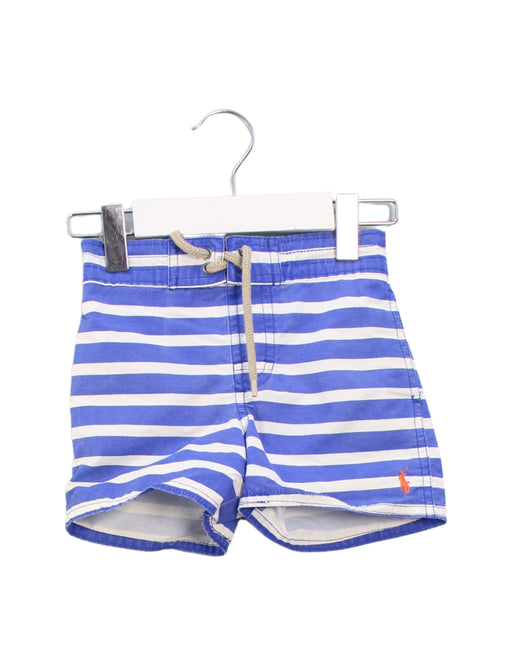 A Blue Swim Shorts from Polo Ralph Lauren in size 6-12M for boy. (Front View)