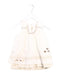 A Ivory Sleeveless Dresses from Catimini in size 6T for girl. (Front View)