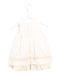 A Ivory Sleeveless Dresses from Catimini in size 6T for girl. (Back View)