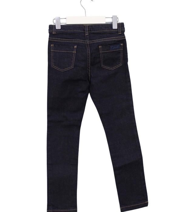 A Navy Jeans from Jacadi in size 5T for girl. (Back View)