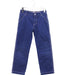 A Blue Casual Pants from Petit Bateau in size 6T for boy. (Front View)