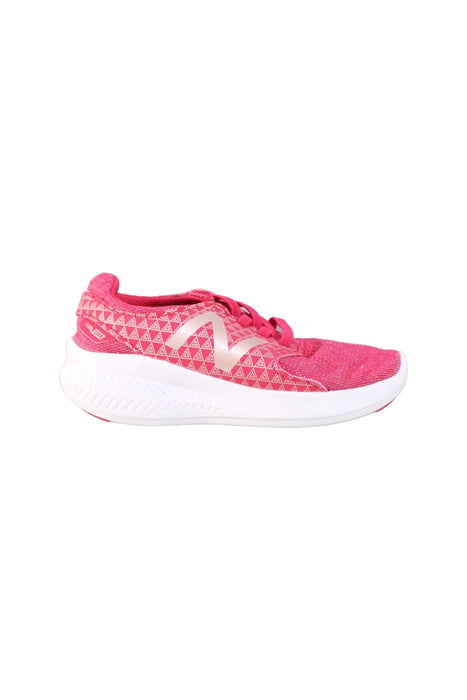 A Pink Sneakers from New Balance in size EU23 for girl. (Back View)