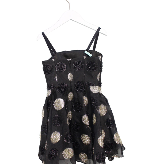 A Black Sleeveless Dresses from Milly Minis in size 8Y for girl. (Back View)