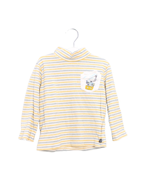 A Yellow Long Sleeve Tops from La Compagnie des Petits in size 18-24M for boy. (Front View)