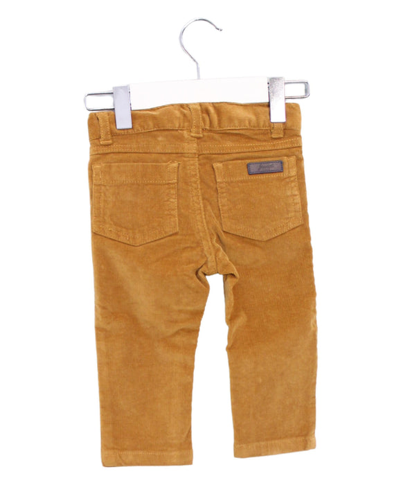 A Brown Casual Pants from Jacadi in size 6-12M for boy. (Back View)