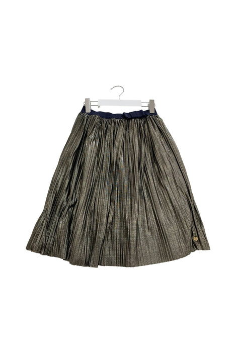 A Metallic Long Skirts from Lili Gaufrette in size 10Y for girl. (Front View)