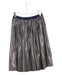 A Metallic Long Skirts from Lili Gaufrette in size 10Y for girl. (Back View)