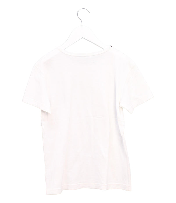 A White Short Sleeve T Shirts from Dolce & Gabbana in size 7Y for boy. (Back View)