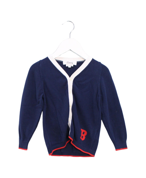 A Blue Cardigans from Bonpoint in size 3T for boy. (Front View)