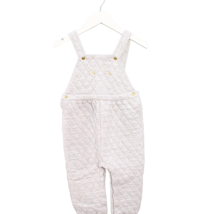 A Grey Long Overalls from Petit Bateau in size 3T for boy. (Front View)