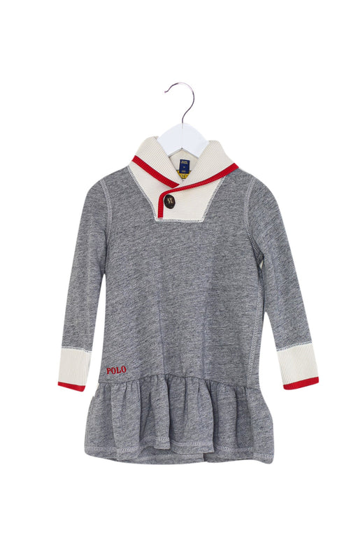 A Grey Sweater Dresses from Polo Ralph Lauren in size 2T for boy. (Front View)