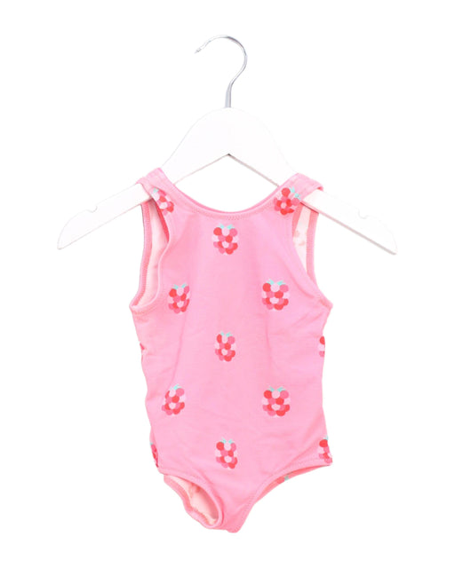 A Pink Sleeveless Bodysuits from Jacadi in size 3-6M for girl. (Front View)