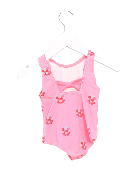 A Pink Sleeveless Bodysuits from Jacadi in size 3-6M for girl. (Back View)