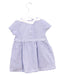 A Blue Short Sleeve Dresses from Cyrillus in size 6-12M for girl. (Back View)