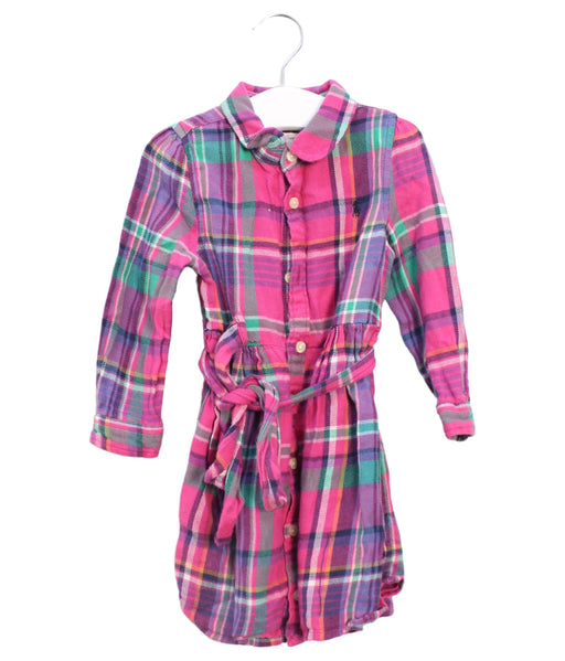 A Pink Long Sleeve Dresses from Ralph Lauren in size 12-18M for girl. (Front View)