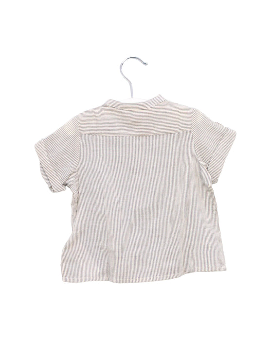 A Grey Short Sleeve Tops from Bonpoint in size 6-12M for boy. (Back View)