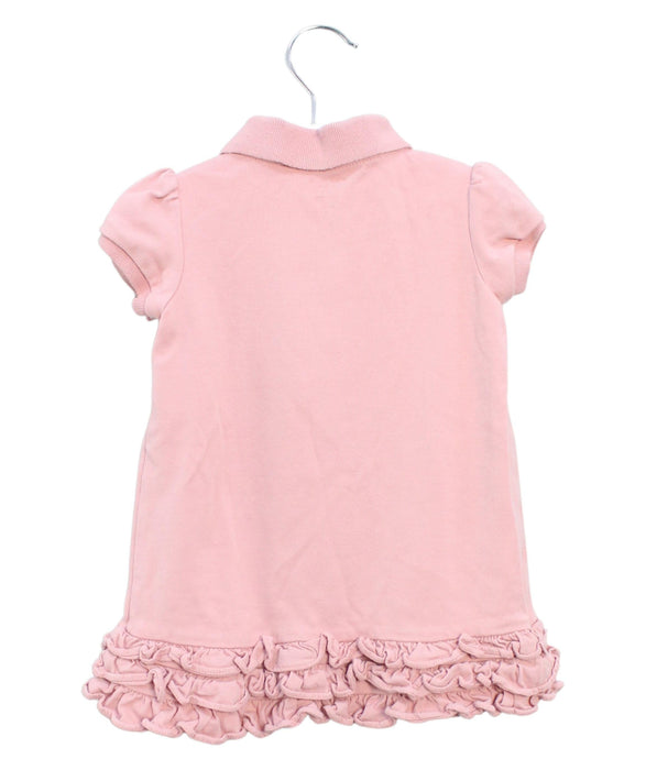 A Pink Short Sleeve Dresses from Ralph Lauren in size 12-18M for girl. (Back View)