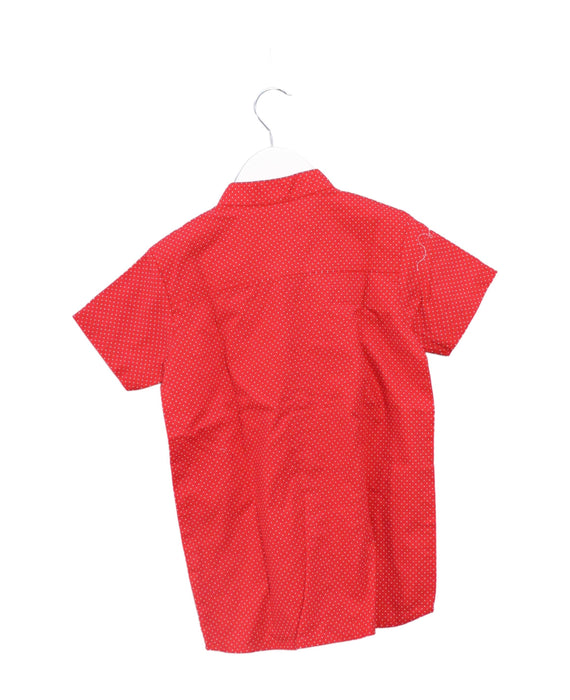 A Red Shirts from Chubby Chubby in size 5T for boy. (Back View)