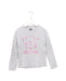 A Grey Long Sleeve Tops from Juicy Couture in size 4T for girl. (Front View)
