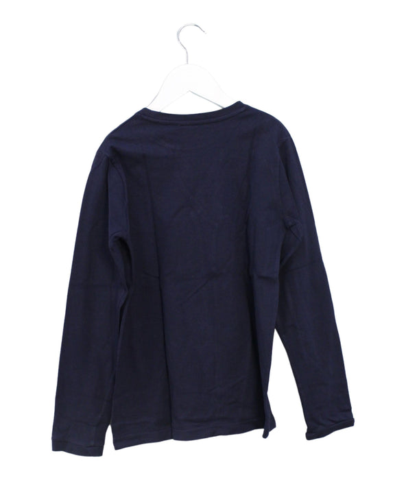 A Navy Long Sleeve Tops from Jacadi in size 10Y for boy. (Back View)