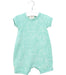 A Green Short Sleeve Rompers from PAIGELAUREN in size 3-6M for boy. (Front View)