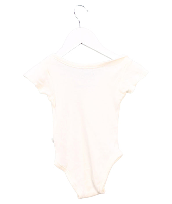 A Ivory Short Sleeve Bodysuits from Finn + Emma in size 0-3M for neutral. (Back View)
