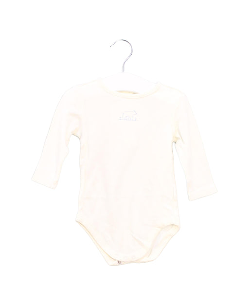A Ivory Bodysuits from Janie & Jack in size 3-6M for boy. (Front View)