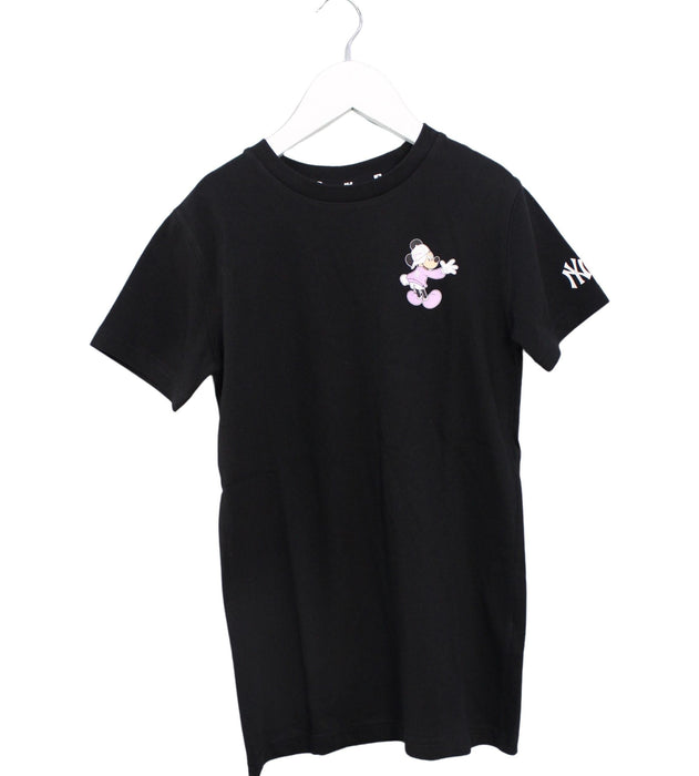 A Black Short Sleeve Dresses from MLB in size 7Y for girl. (Front View)