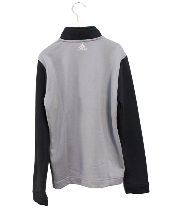 A Grey Sweatshirts from Adidas in size 9Y for boy. (Back View)