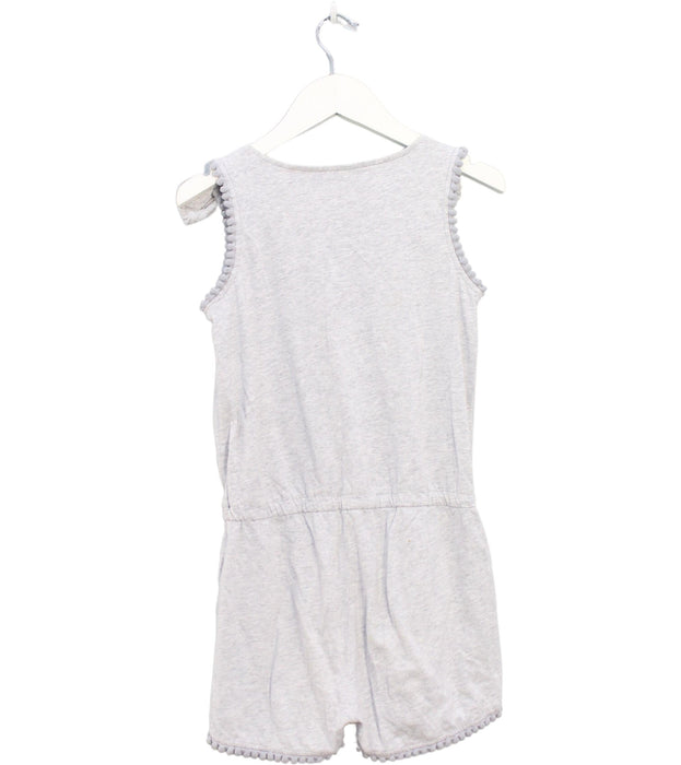 A Grey Sleeveless Rompers from Seed in size 8Y for girl. (Back View)
