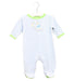 A Blue Onesies from Absorba in size 6-12M for boy. (Front View)