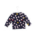 A Navy Puffer/Quilted Jackets from Petit Bateau in size 3T for girl. (Back View)