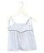 A Blue Sleeveless Tops from Excuse My French in size 2T for girl. (Front View)