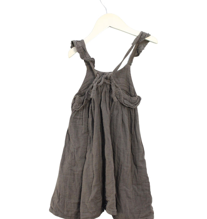 A Grey Sleeveless Dresses from Jamie Kay in size 2T for girl. (Back View)