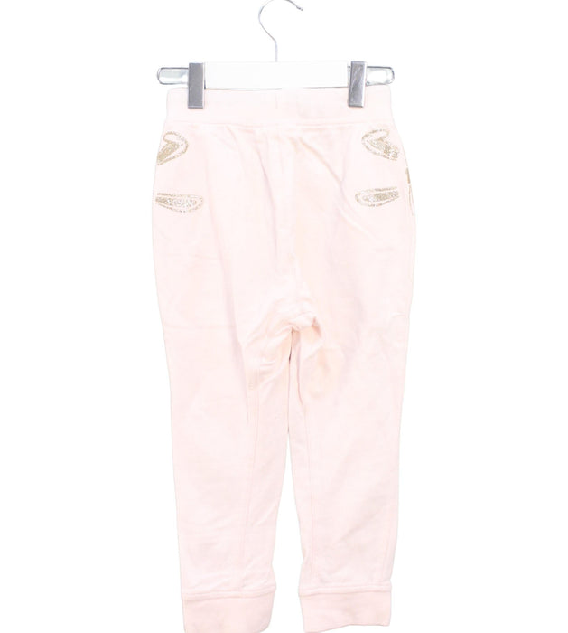 A Pink Sweatpants from Seed in size 4T for girl. (Back View)
