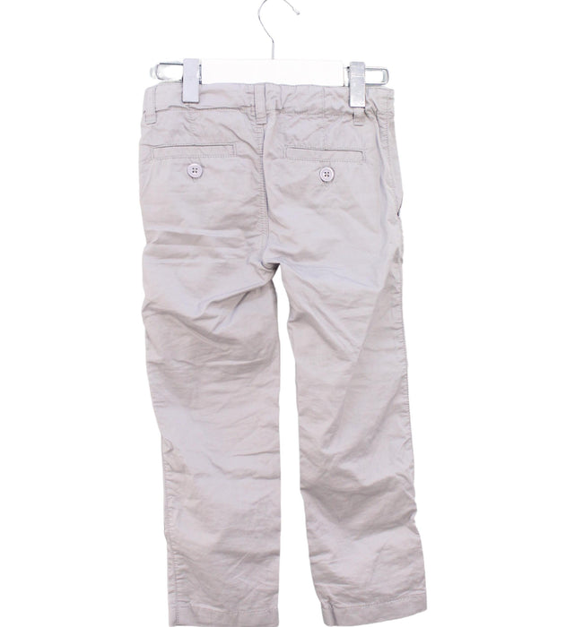A Grey Casual Pants from Petit Bateau in size 3T for boy. (Back View)