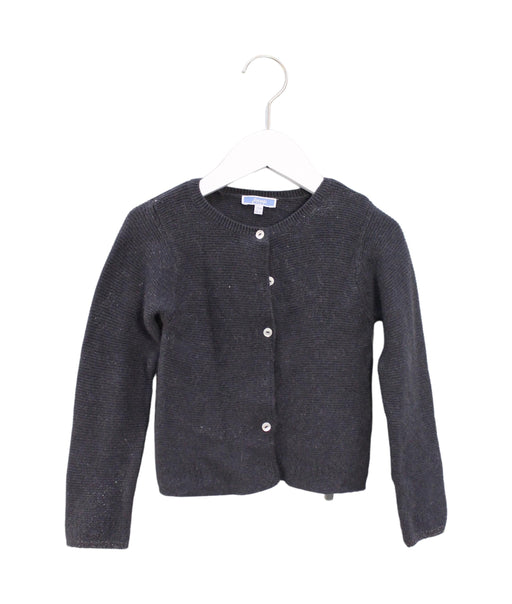 A Black Cardigans from Jacadi in size 3T for girl. (Front View)