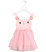 A Pink Sleeveless Dresses from Momonittu in size 12-18M for girl. (Front View)