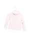 A Pink Long Sleeve Tops from Les Enfantines in size 2T for girl. (Front View)