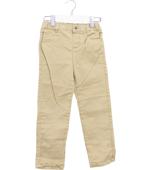 A Beige Casual Pants from Jacadi in size 5T for boy. (Front View)
