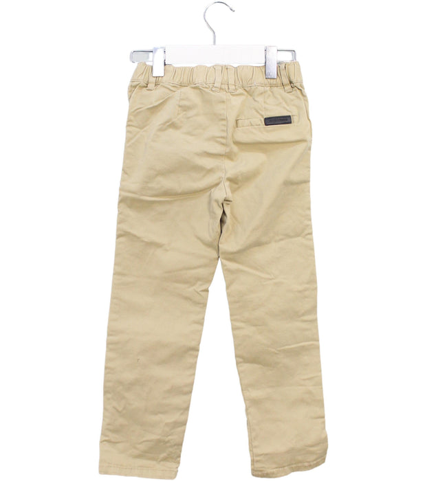 A Beige Casual Pants from Jacadi in size 5T for boy. (Back View)